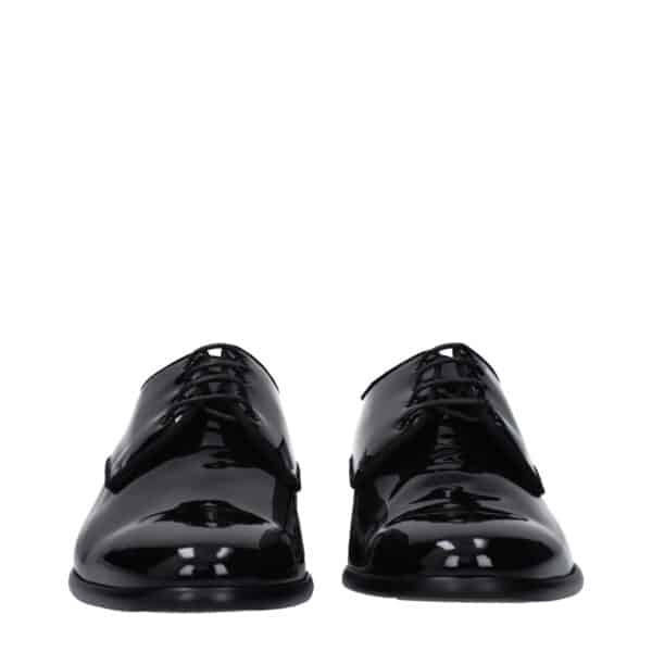 Dolce & Gabbana Black Leather Oxfords And Derbies – Image 3