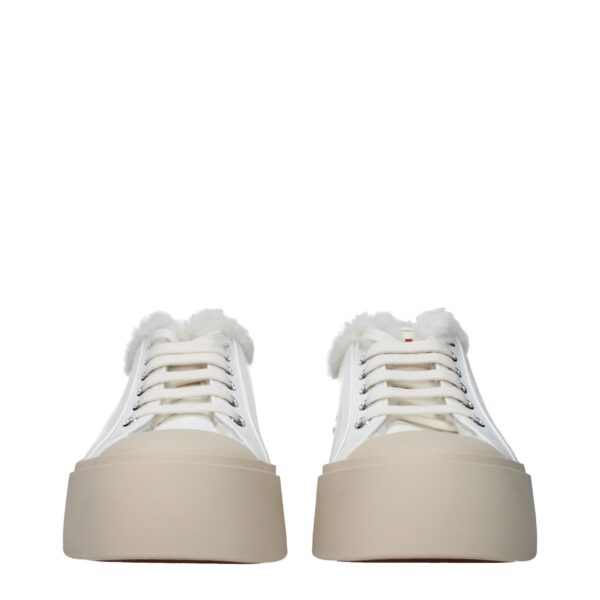Marni White Leather Low Tops – Image 3
