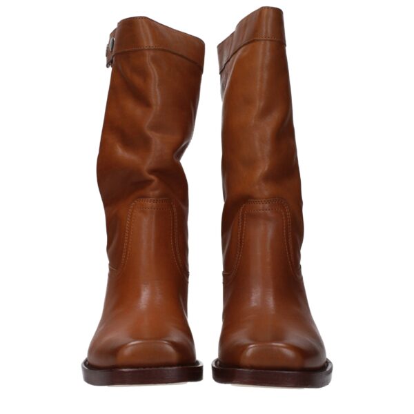 Isabel Marant Brown Leather Ankle Boots – Image 3