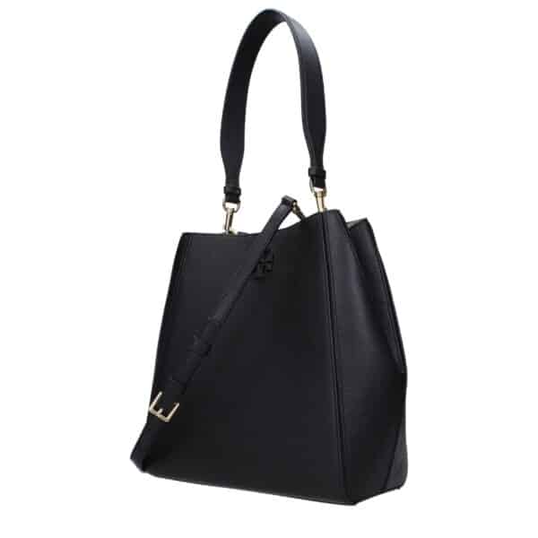 Tory Burch Black Leather Shoulder Bags – Image 2