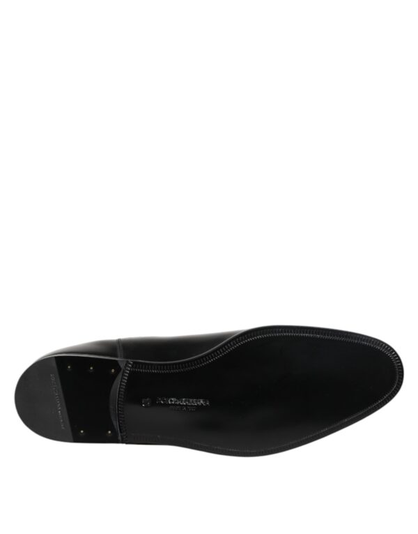 Dolce & Gabbana Black Chelsea Slip On Mid Calf Boots Shoes – Image 8