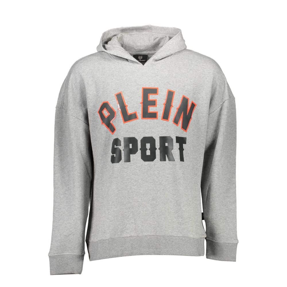 Plein Sport Gray Cotton Sweater