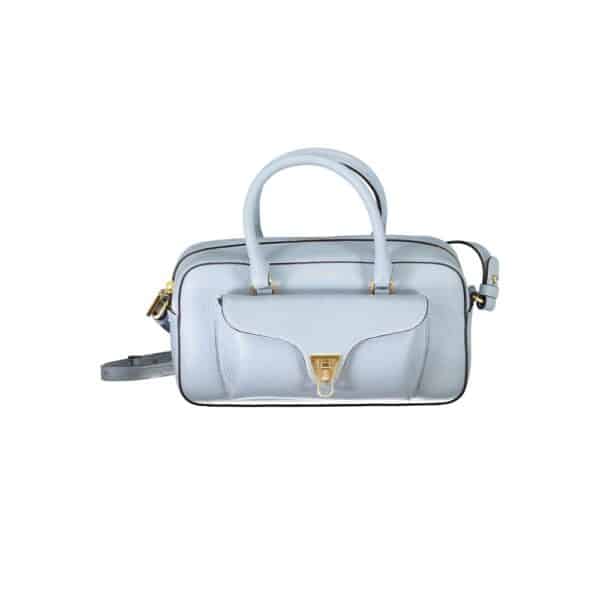 Coccinelle Blue Leather Handbag