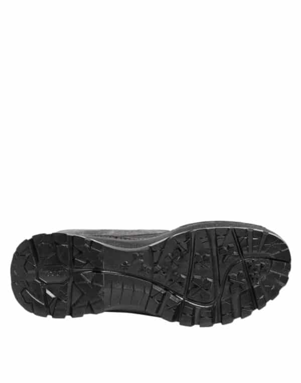 Dolce & Gabbana Metallic Gray Pull On Rain Boots Shoes – Image 8