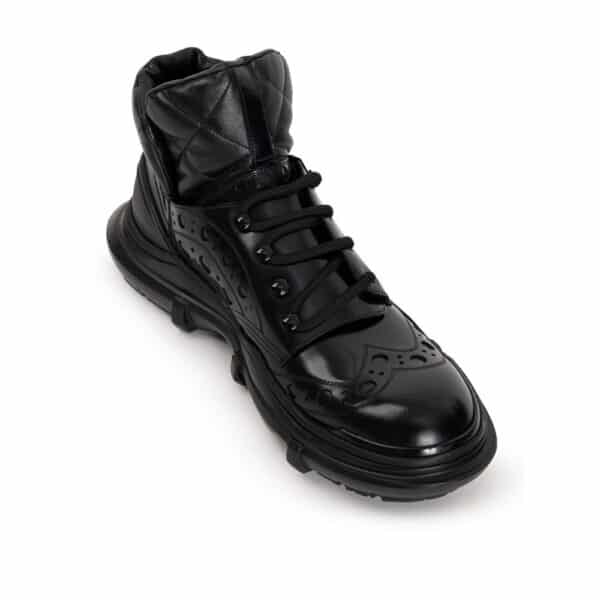 Dolce & Gabbana Black Leather Oxfords And Derby – Image 5
