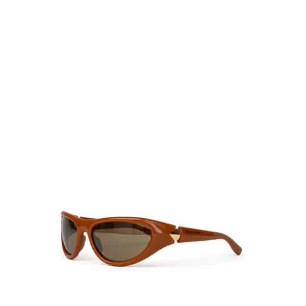 Bottega Veneta Brown Acetate Sunglass – Image 2