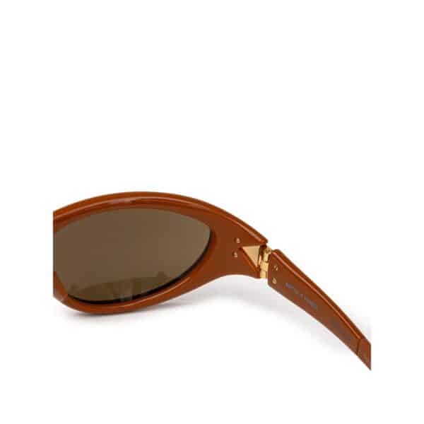 Bottega Veneta Brown Acetate Sunglass – Image 4