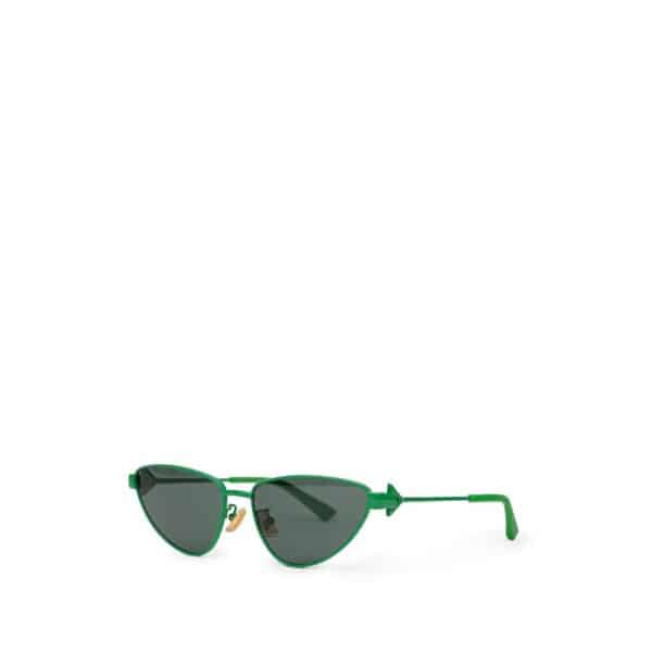 Bottega Veneta Green Metal Sunglass – Image 2