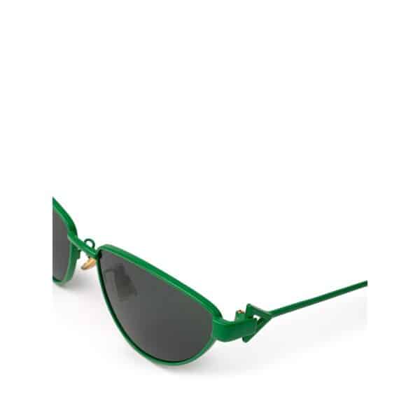 Bottega Veneta Green Metal Sunglass – Image 3