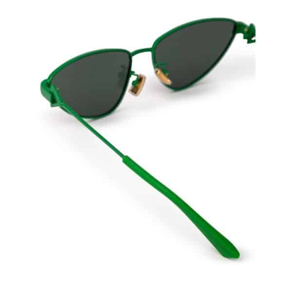 Bottega Veneta Green Metal Sunglass – Image 4