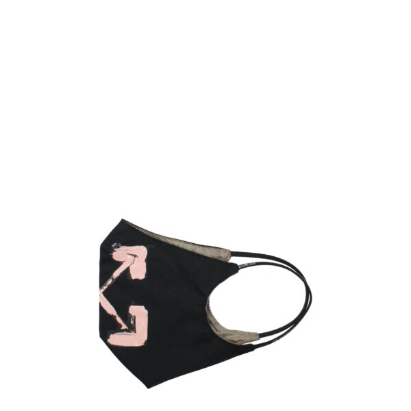 Off-White Black Cotton Facemasks