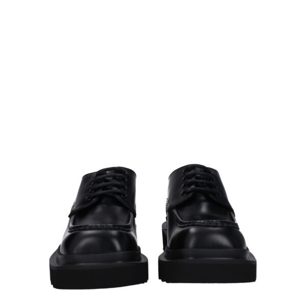 Dolce & Gabbana Black Leather Oxfords And Derbies – Image 3