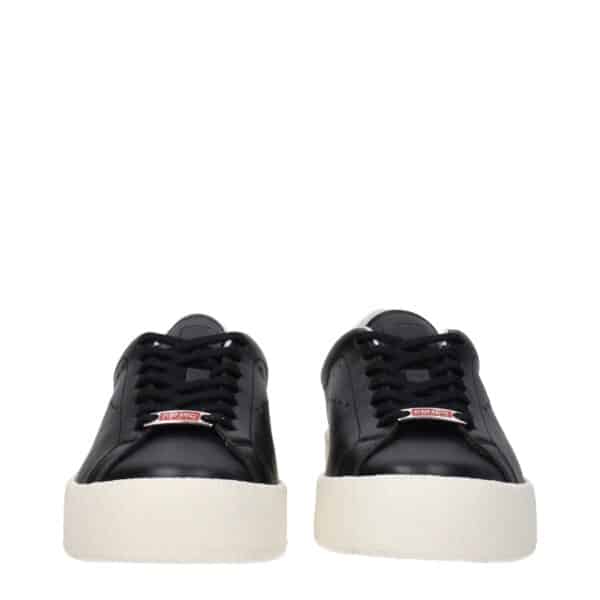 Kenzo Black Leather Low Tops – Image 3
