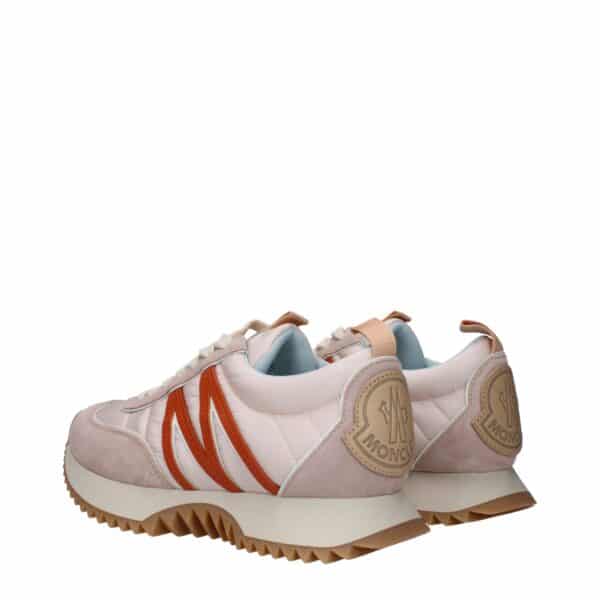 Moncler Pink Fabric Chunky Sneakers – Image 4