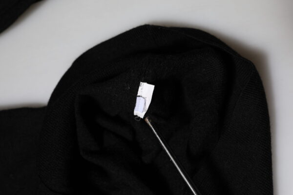 Dolce & Gabbana Black STAFF Round Neck Cardigan Sweater – Image 5