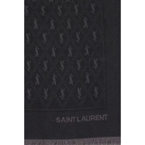 Saint Laurent YSL monogram Scarf – Image 3