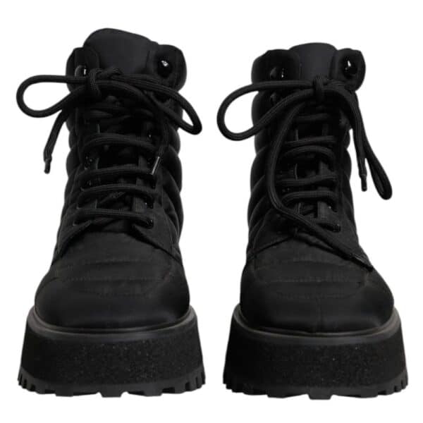 Dolce & Gabbana Black Nylon Boot – Image 3