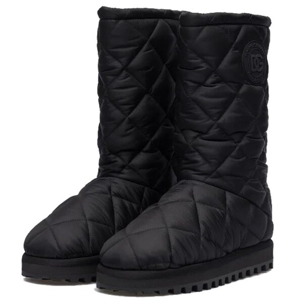Dolce & Gabbana Black Nylon Boot – Image 2