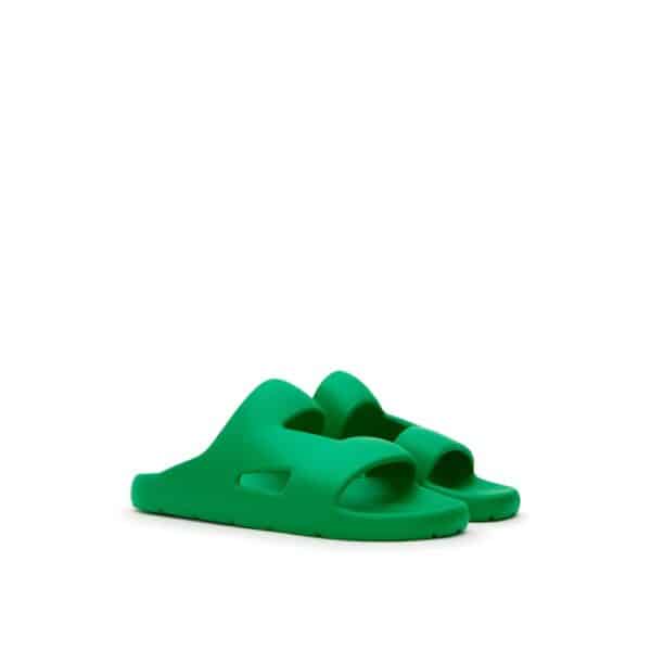 Bottega Veneta Green Cotton Slipper – Image 2