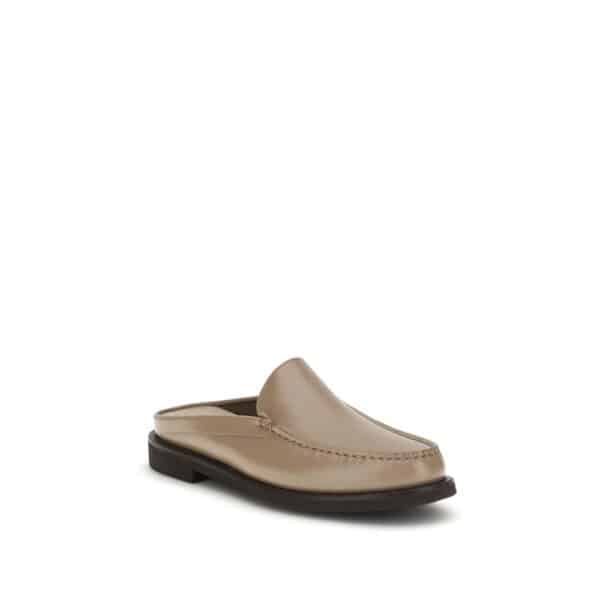 Brunello Cucinelli Leather Mules – Image 2