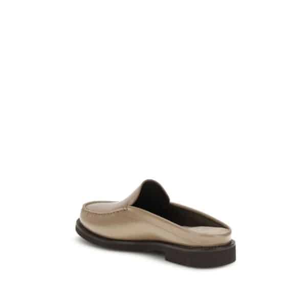 Brunello Cucinelli Leather Mules – Image 3