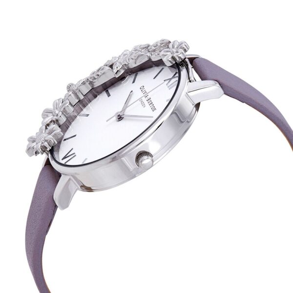 Olivia Burton Purple Artificial Leather Watch – Image 2