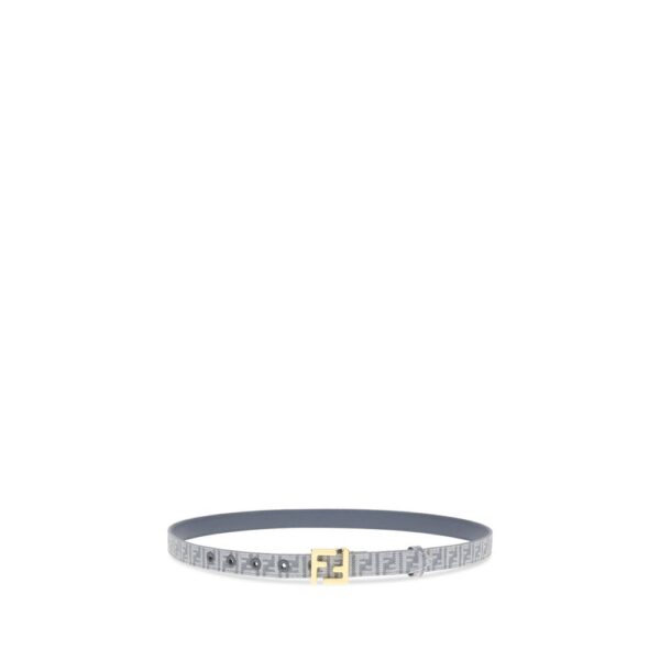 Fendi FF embroidered denim Belt – Image 2