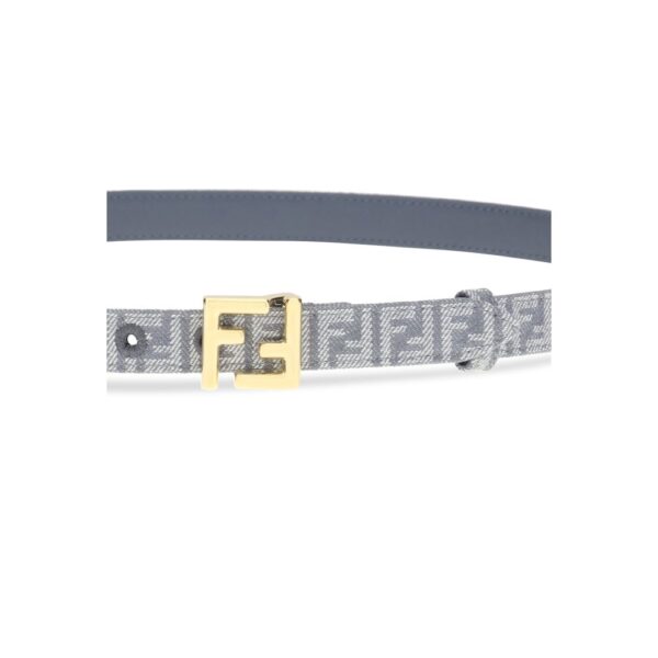 Fendi FF embroidered denim Belt – Image 3