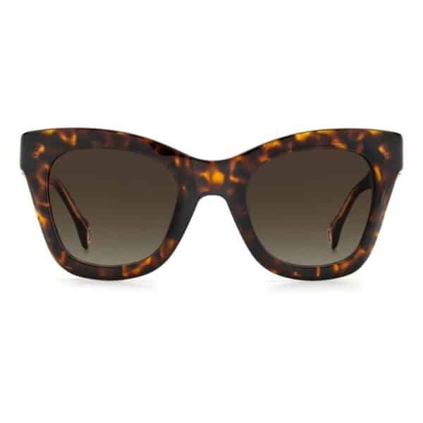 Carolina Herrera Brown Acetate Sunglasses – Image 2
